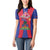 Personalized Haiti Coat Of Arms Women Polo Shirt With Flag Color - Wonder Print Shop