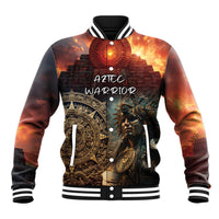 Personalized Mexican Aztec Warriors Baseball Jacket - Wonder Print Shop