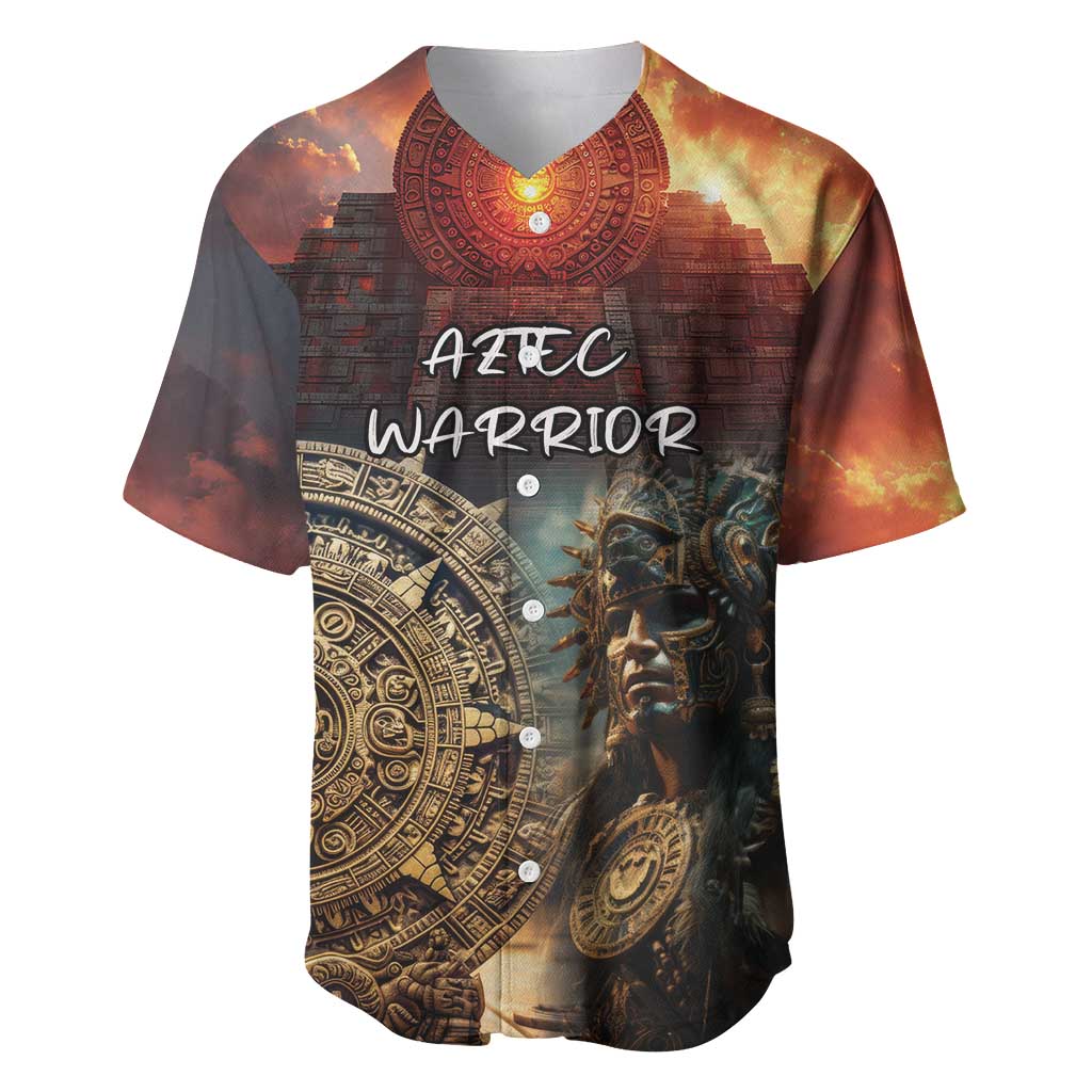 Personalized Mexican Aztec Warriors Baseball Jersey - Wonder Print Shop