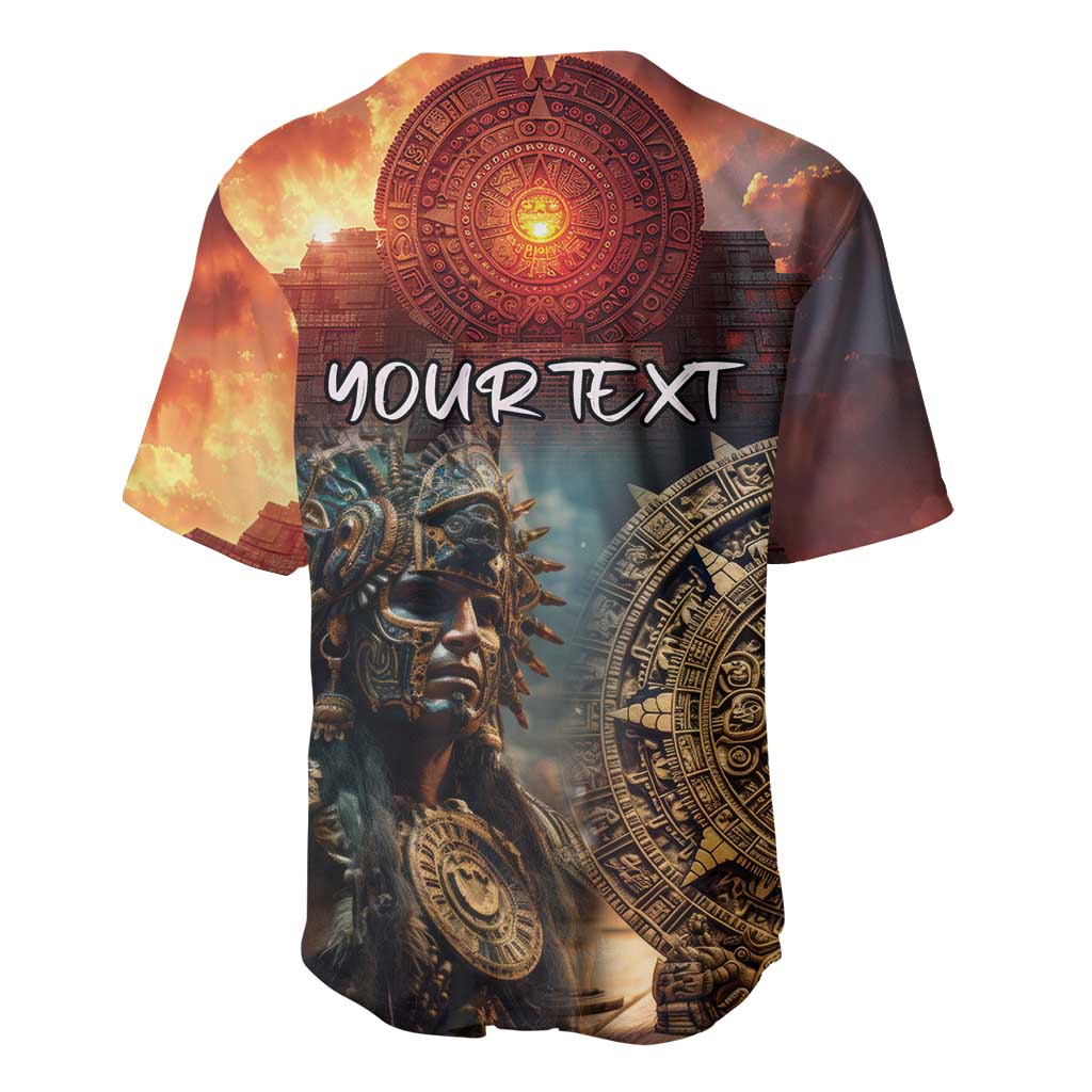 Personalized Mexican Aztec Warriors Baseball Jersey - Wonder Print Shop