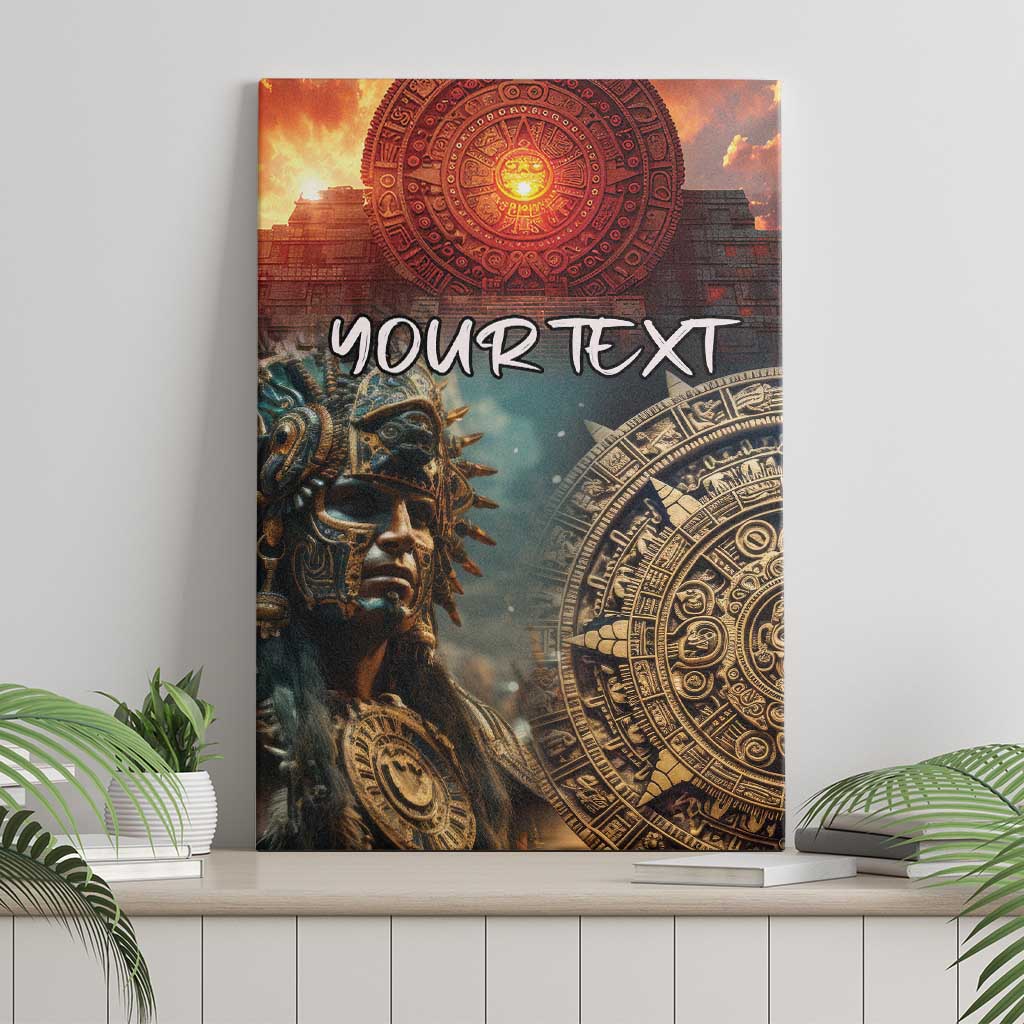 Personalized Mexican Aztec Warriors Canvas Wall Art - Wonder Print Shop