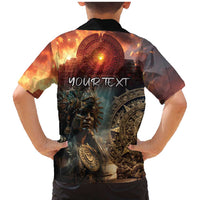 Personalized Mexican Aztec Warriors Family Matching Mermaid Dress and Hawaiian Shirt - Wonder Print Shop