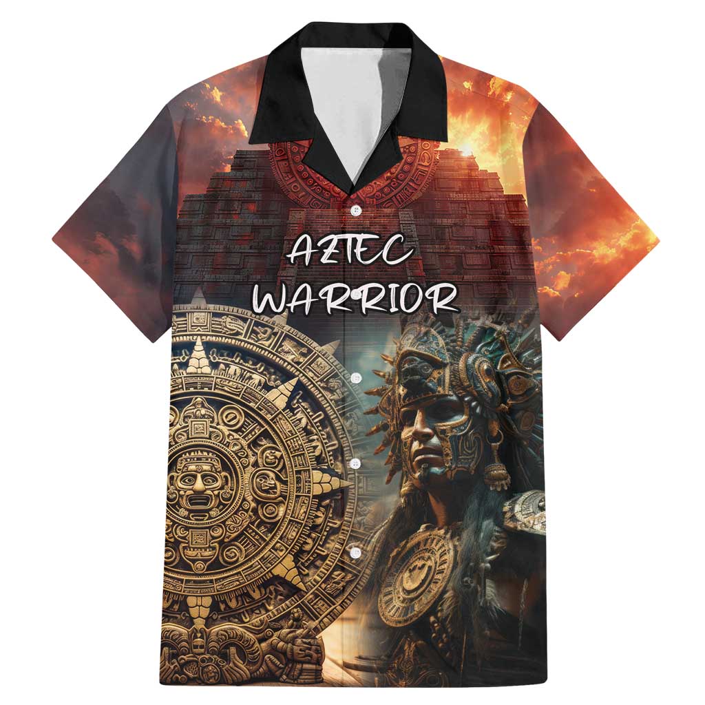Personalized Mexican Aztec Warriors Family Matching Mermaid Dress and Hawaiian Shirt - Wonder Print Shop
