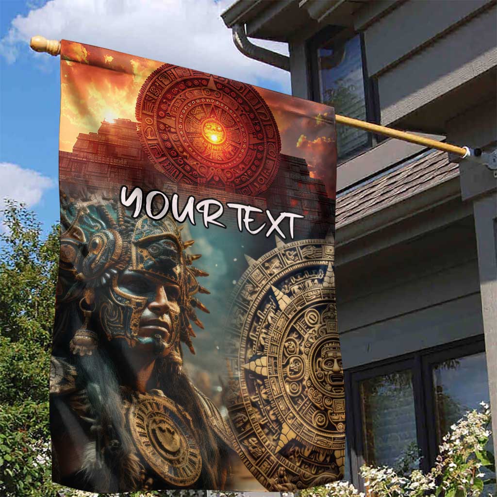 Personalized Mexican Aztec Warriors Garden Flag - Wonder Print Shop