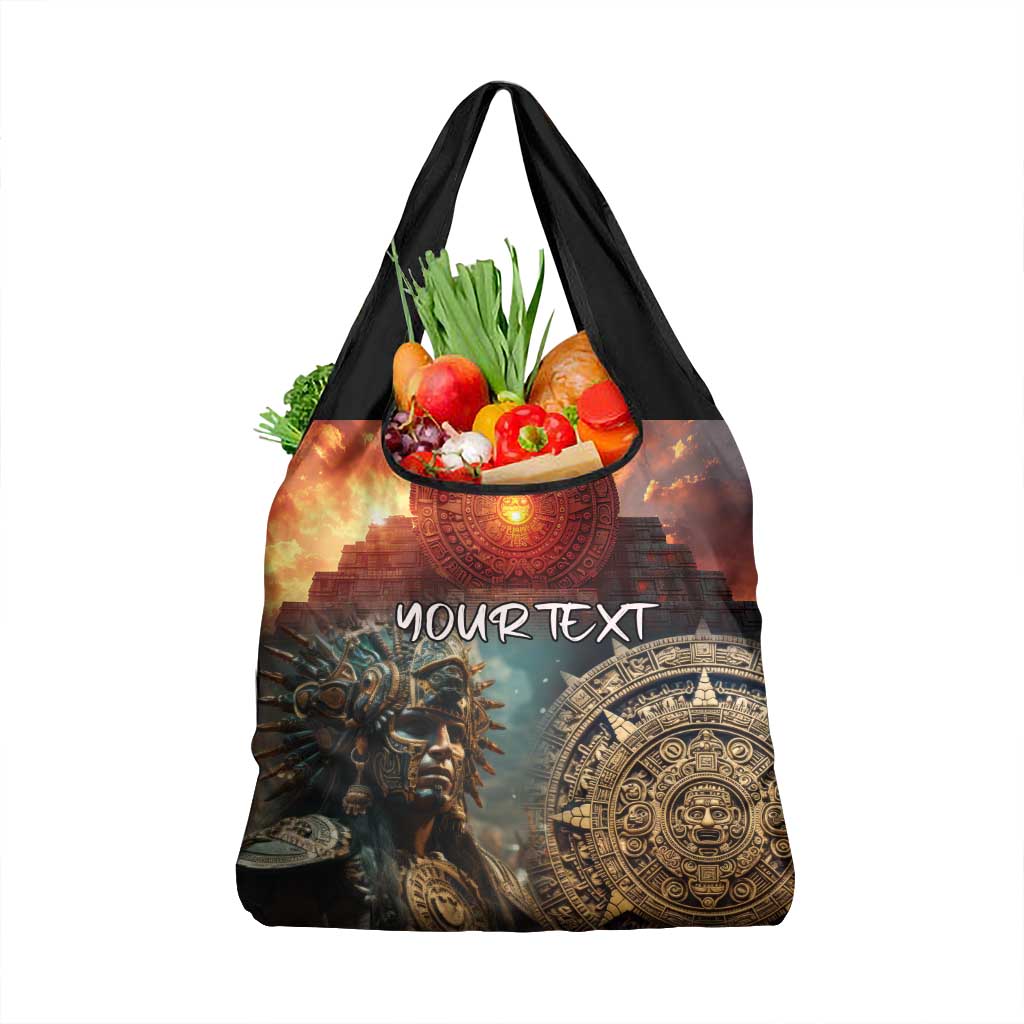 Personalized Mexican Aztec Warriors Grocery Bag