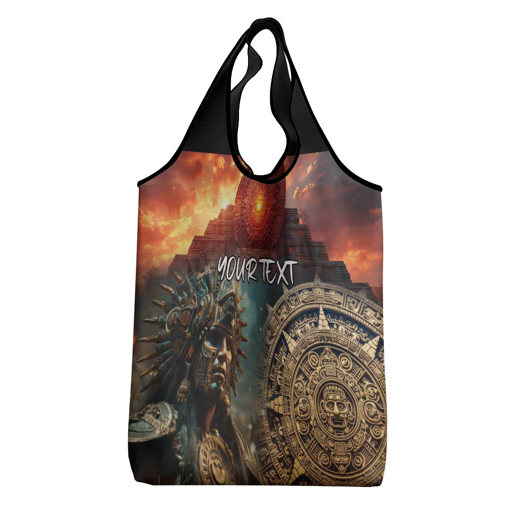 Personalized Mexican Aztec Warriors Grocery Bag