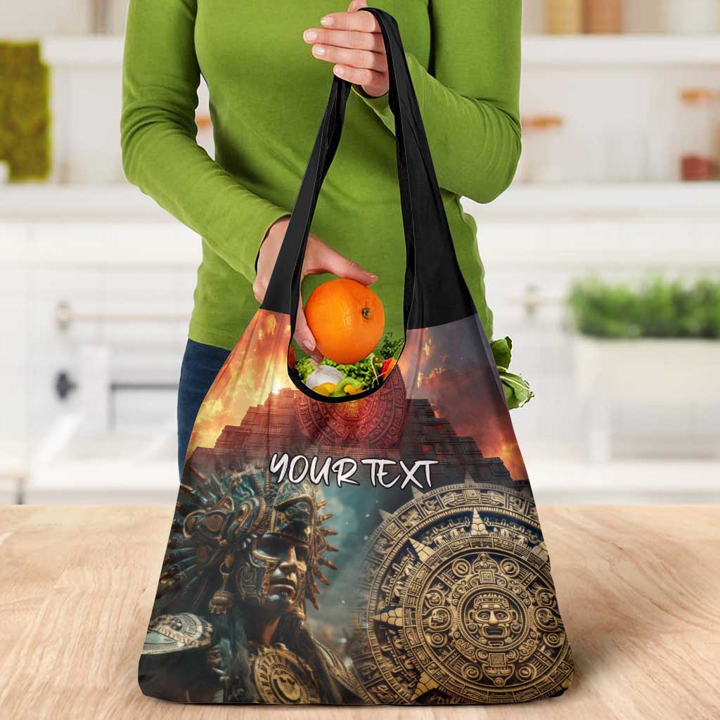 Personalized Mexican Aztec Warriors Grocery Bag