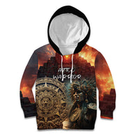 Personalized Mexican Aztec Warriors Kid Hoodie - Wonder Print Shop