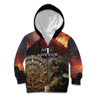 Personalized Mexican Aztec Warriors Kid Hoodie - Wonder Print Shop