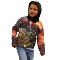 Personalized Mexican Aztec Warriors Kid Hoodie - Wonder Print Shop