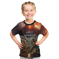 Personalized Mexican Aztec Warriors Kid T Shirt - Wonder Print Shop