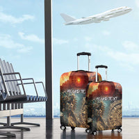 Personalized Mexican Aztec Warriors Luggage Cover - Wonder Print Shop