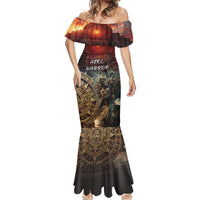 Personalized Mexican Aztec Warriors Mermaid Dress - Wonder Print Shop