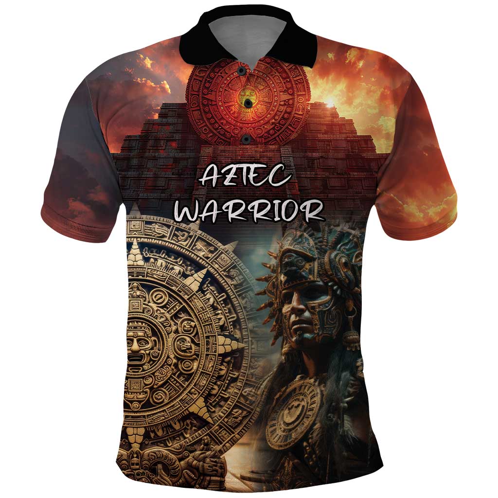 Personalized Mexican Aztec Warriors Polo Shirt - Wonder Print Shop