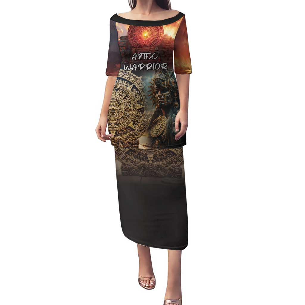 Personalized Mexican Aztec Warriors Puletasi - Wonder Print Shop