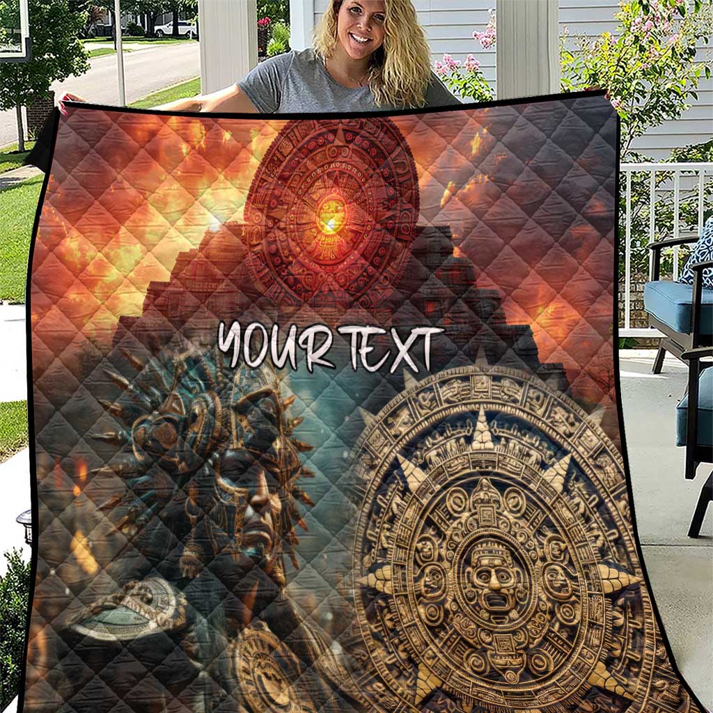 Personalized Mexican Aztec Warriors Quilt - Wonder Print Shop