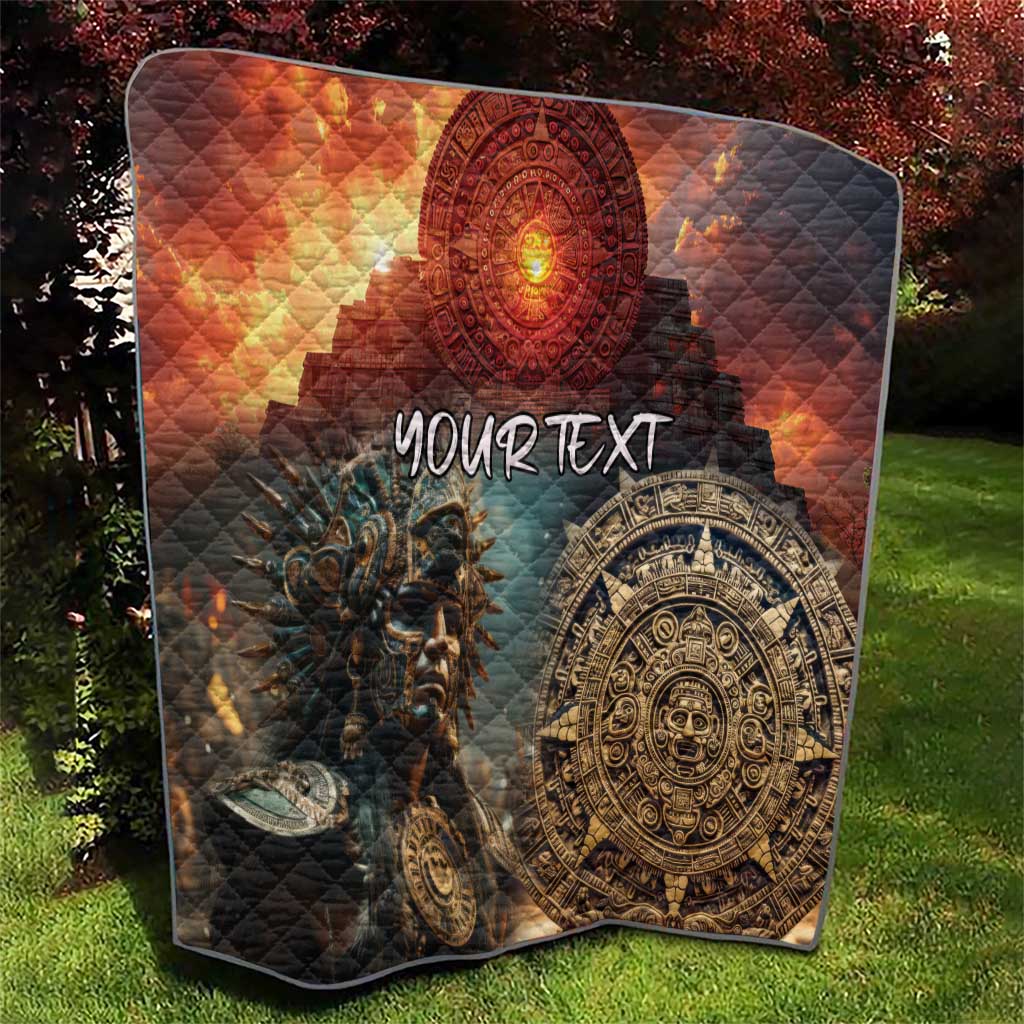 Personalized Mexican Aztec Warriors Quilt - Wonder Print Shop