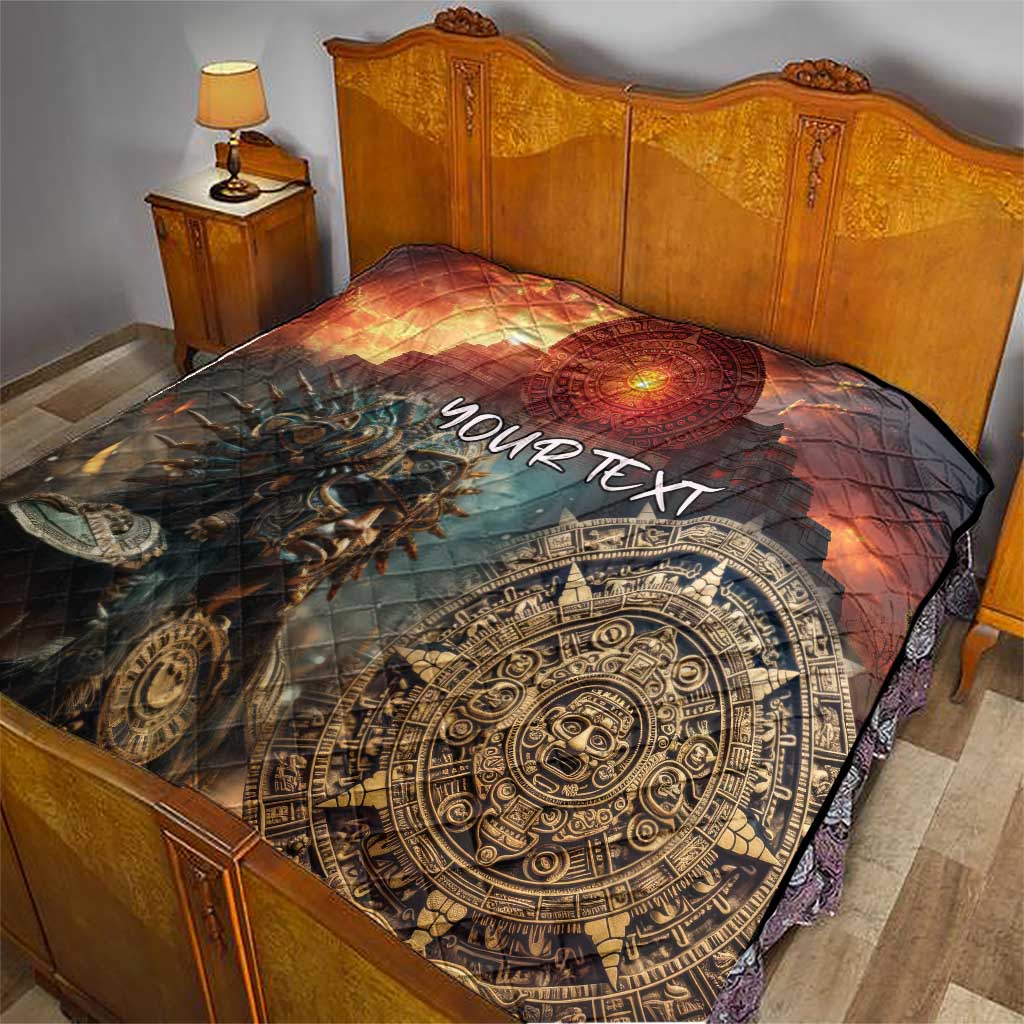 Personalized Mexican Aztec Warriors Quilt - Wonder Print Shop