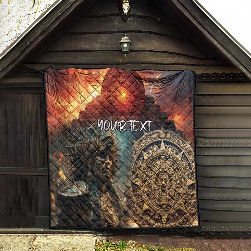 Personalized Mexican Aztec Warriors Quilt - Wonder Print Shop