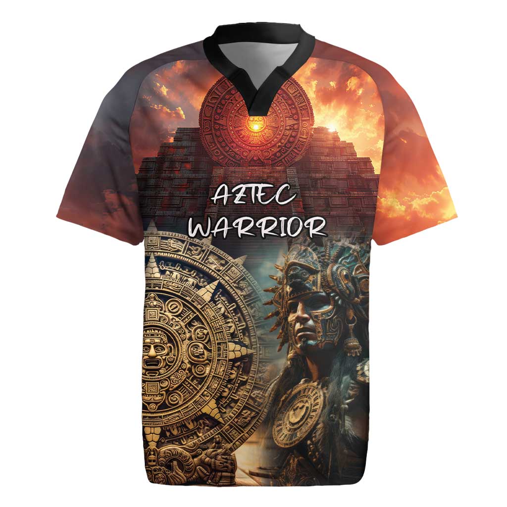 Personalized Mexican Aztec Warriors Rugby Jersey - Wonder Print Shop