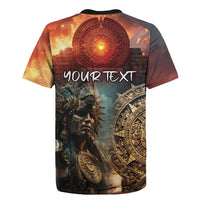 Personalized Mexican Aztec Warriors Rugby Jersey - Wonder Print Shop