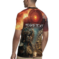 Personalized Mexican Aztec Warriors Rugby Jersey - Wonder Print Shop