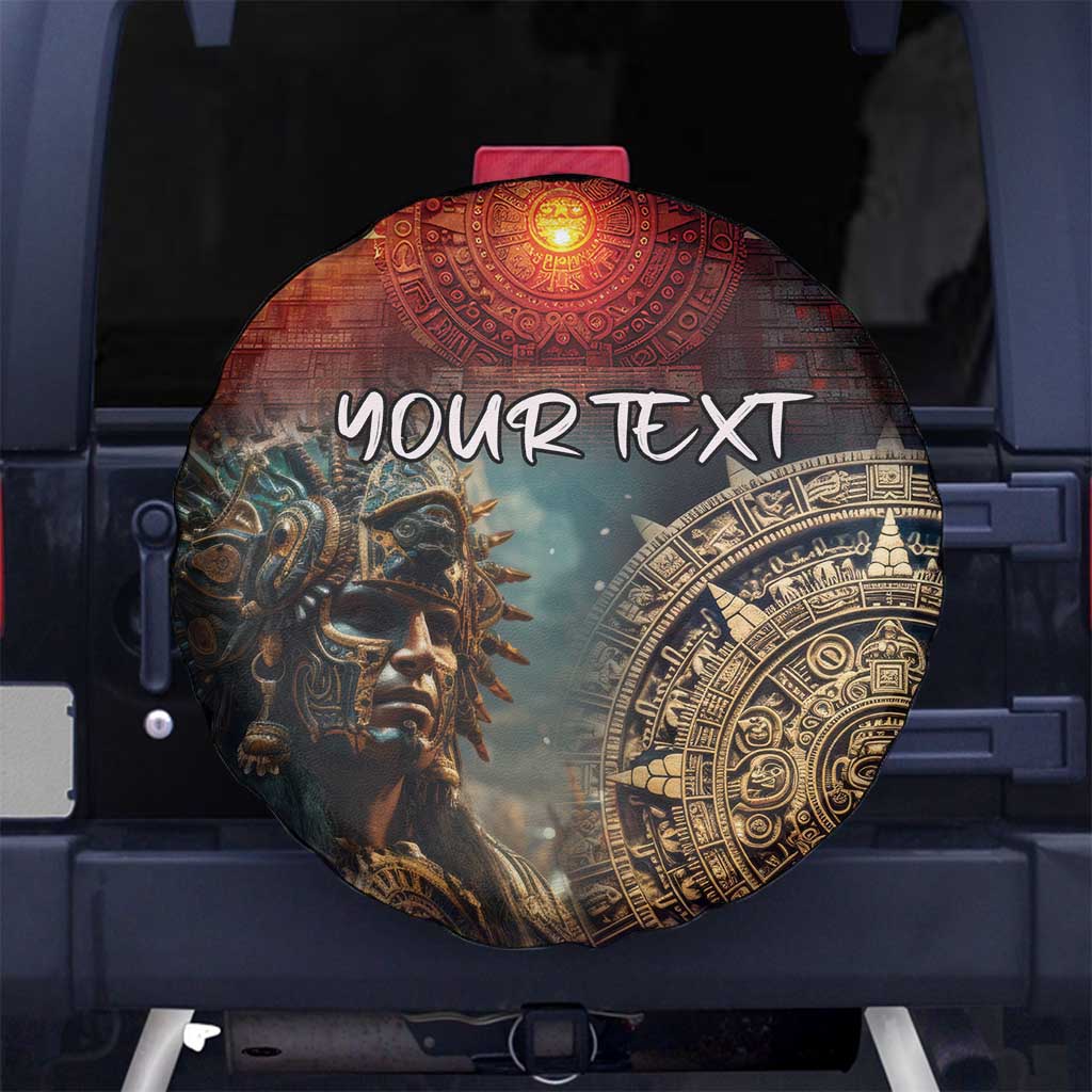 Personalized Mexican Aztec Warriors Spare Tire Cover - Wonder Print Shop