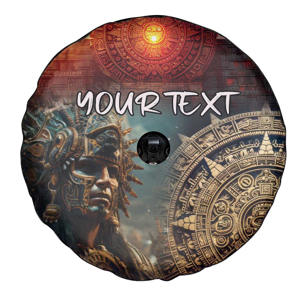 Personalized Mexican Aztec Warriors Spare Tire Cover - Wonder Print Shop