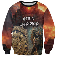 Personalized Mexican Aztec Warriors Sweatshirt - Wonder Print Shop