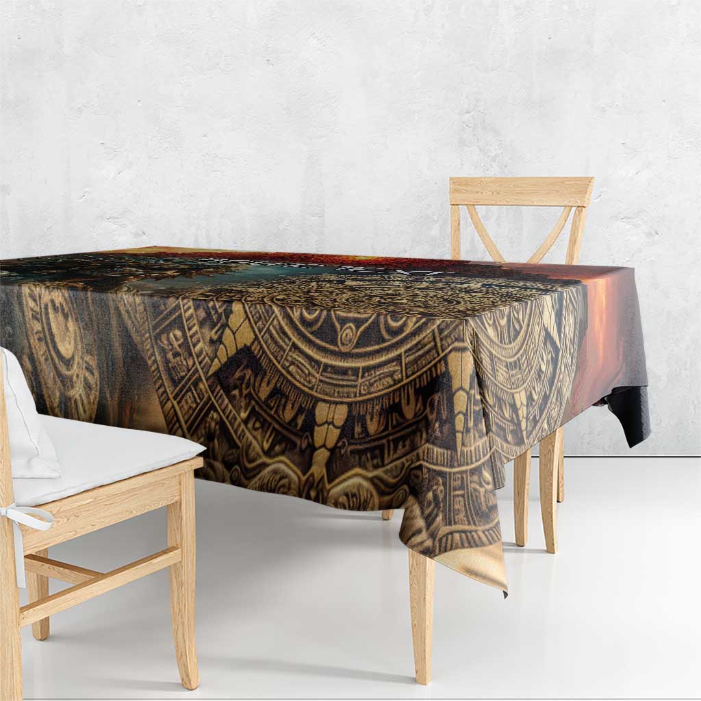 Personalized Mexican Aztec Warriors Tablecloth - Wonder Print Shop