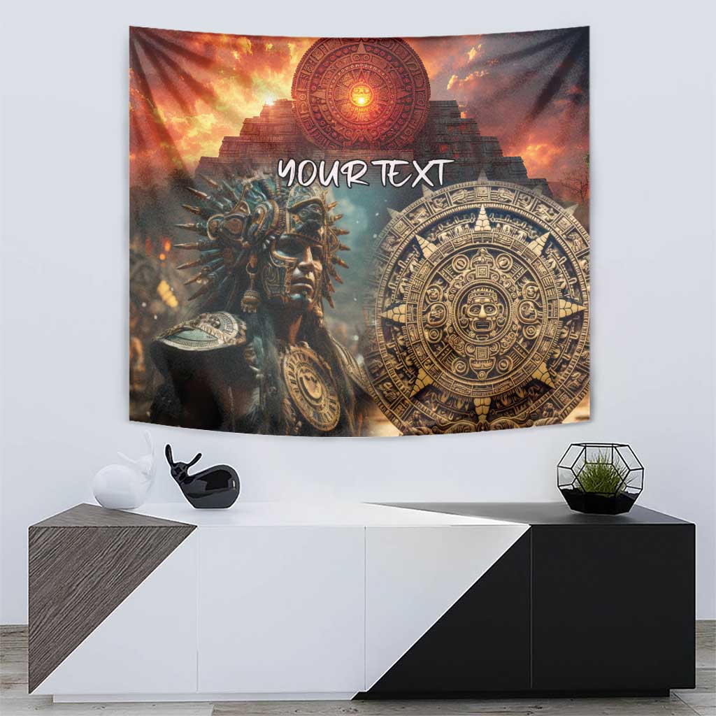 Personalized Mexican Aztec Warriors Tapestry - Wonder Print Shop