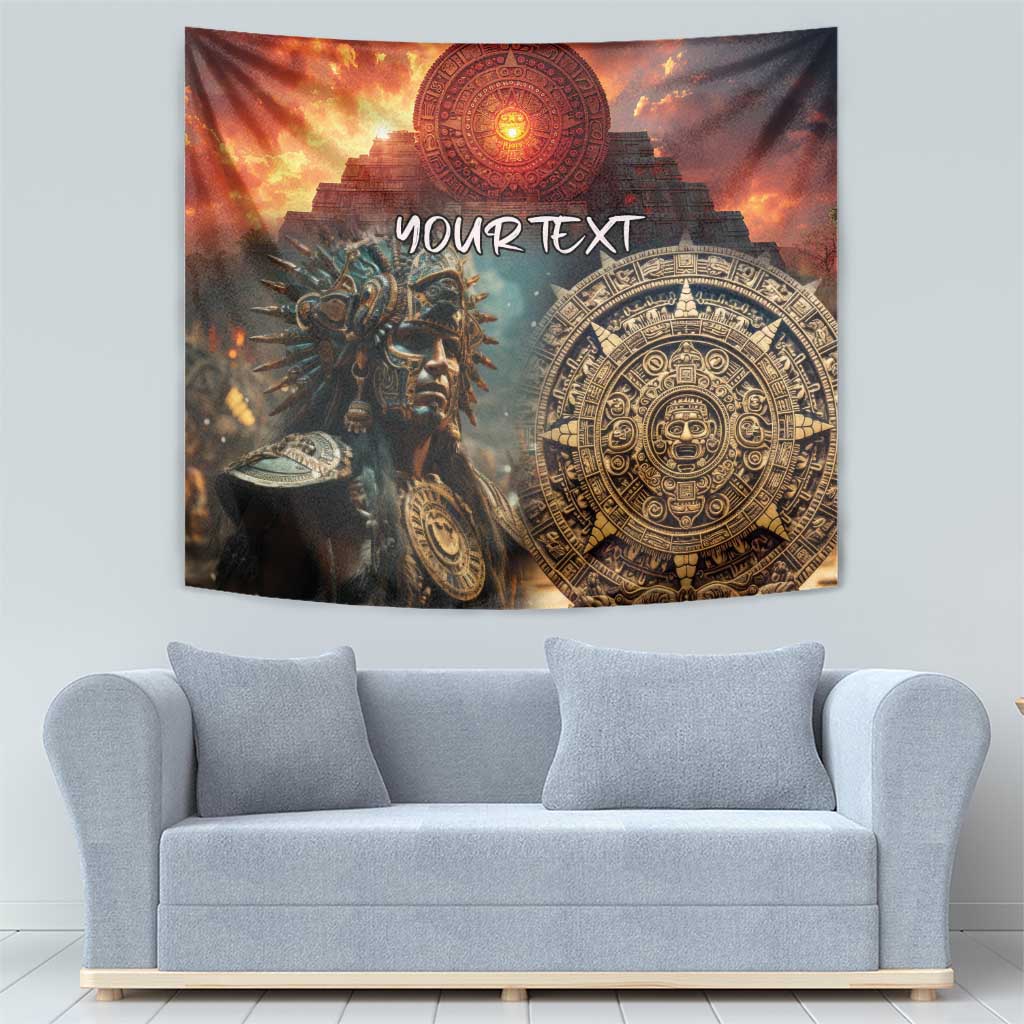 Personalized Mexican Aztec Warriors Tapestry - Wonder Print Shop