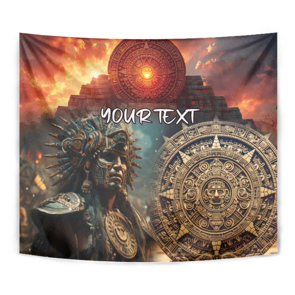 Personalized Mexican Aztec Warriors Tapestry - Wonder Print Shop