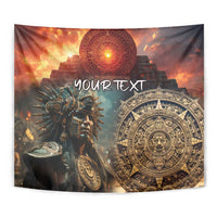 Personalized Mexican Aztec Warriors Tapestry - Wonder Print Shop