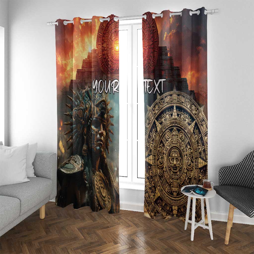 Personalized Mexican Aztec Warriors Window Curtain - Wonder Print Shop