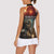 Personalized Mexican Aztec Warriors Women Sleeveless Polo Shirt - Wonder Print Shop