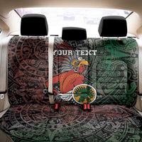 Personalized Mexican Tribal Aztec Warriors Back Car Seat Cover Aztec Sun God - Wonder Print Shop