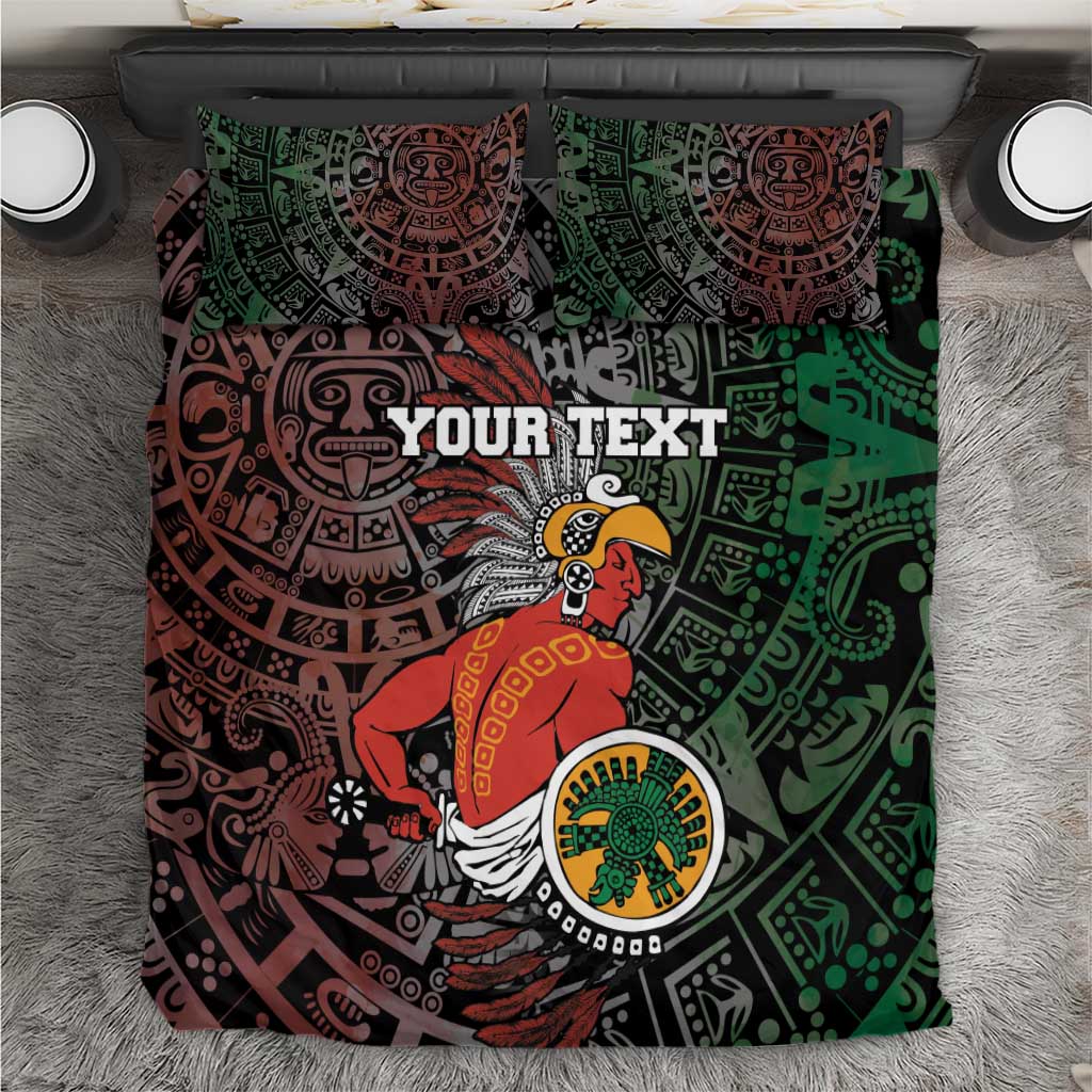 Personalized Mexican Tribal Aztec Warriors Bedding Set Aztec Sun God - Wonder Print Shop