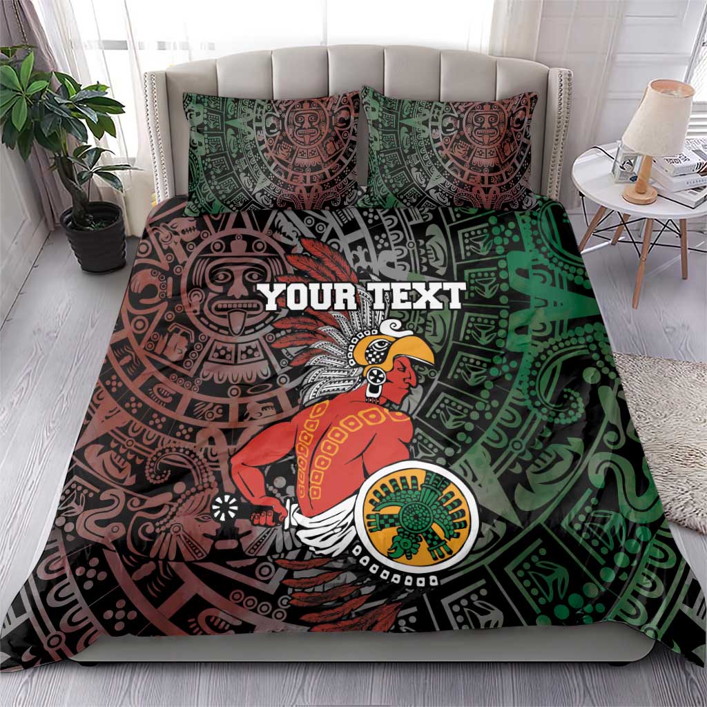 Personalized Mexican Tribal Aztec Warriors Bedding Set Aztec Sun God - Wonder Print Shop