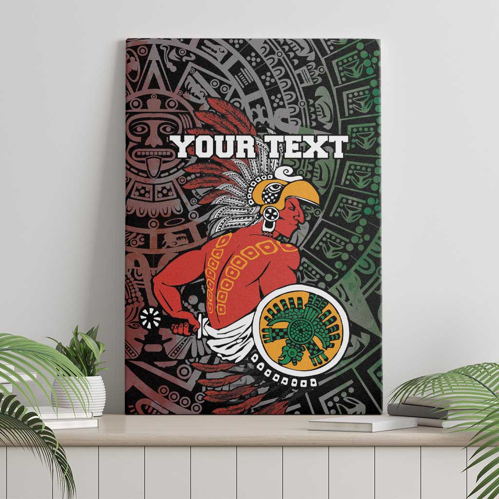 Personalized Mexican Tribal Aztec Warriors Canvas Wall Art Aztec Sun God - Wonder Print Shop