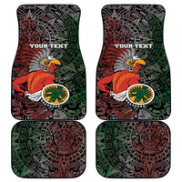 Personalized Mexican Tribal Aztec Warriors Car Mats Aztec Sun God - Wonder Print Shop