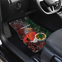 Personalized Mexican Tribal Aztec Warriors Car Mats Aztec Sun God - Wonder Print Shop