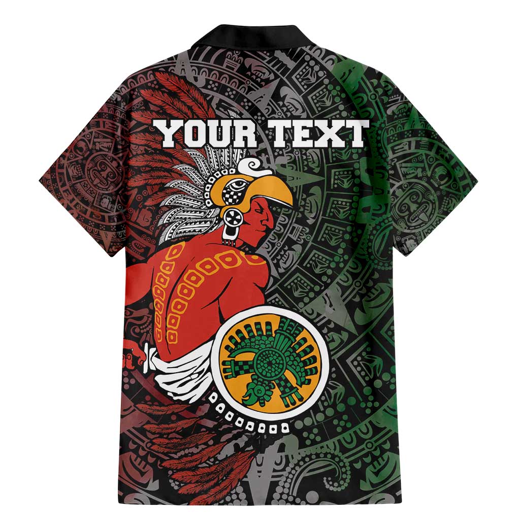 Personalized Mexican Tribal Aztec Warriors Family Matching Mermaid Dress and Hawaiian Shirt Aztec Sun God - Wonder Print Shop