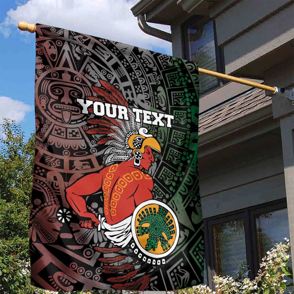 Personalized Mexican Tribal Aztec Warriors Garden Flag Aztec Sun God - Wonder Print Shop