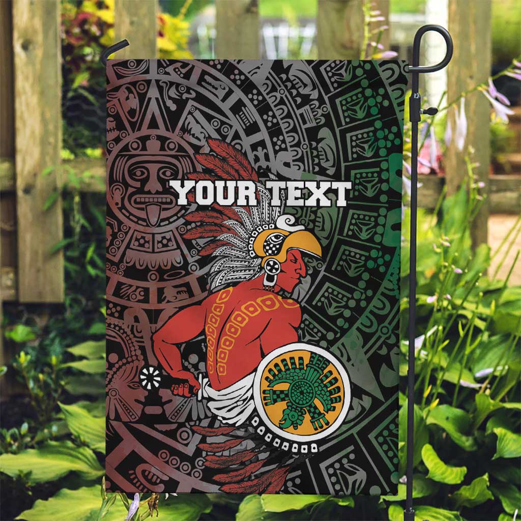 Personalized Mexican Tribal Aztec Warriors Garden Flag Aztec Sun God - Wonder Print Shop