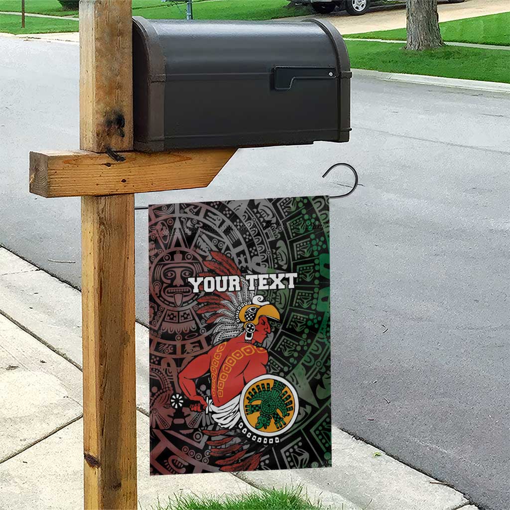 Personalized Mexican Tribal Aztec Warriors Garden Flag Aztec Sun God - Wonder Print Shop