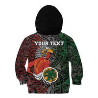 Personalized Mexican Tribal Aztec Warriors Kid Hoodie Aztec Sun God - Wonder Print Shop