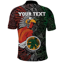 Personalized Mexican Tribal Aztec Warriors Polo Shirt Aztec Sun God - Wonder Print Shop