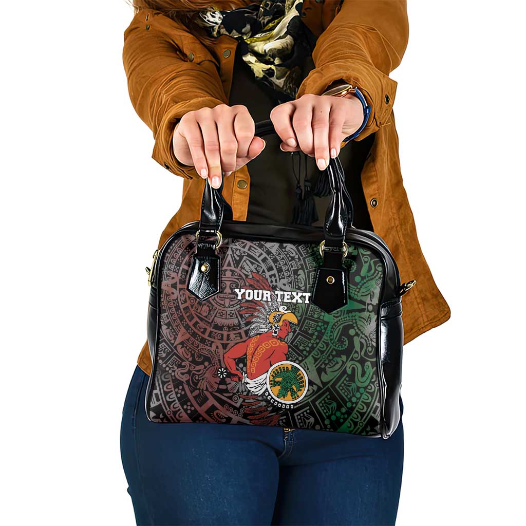 Personalized Mexican Tribal Aztec Warriors Shoulder Handbag Aztec Sun God