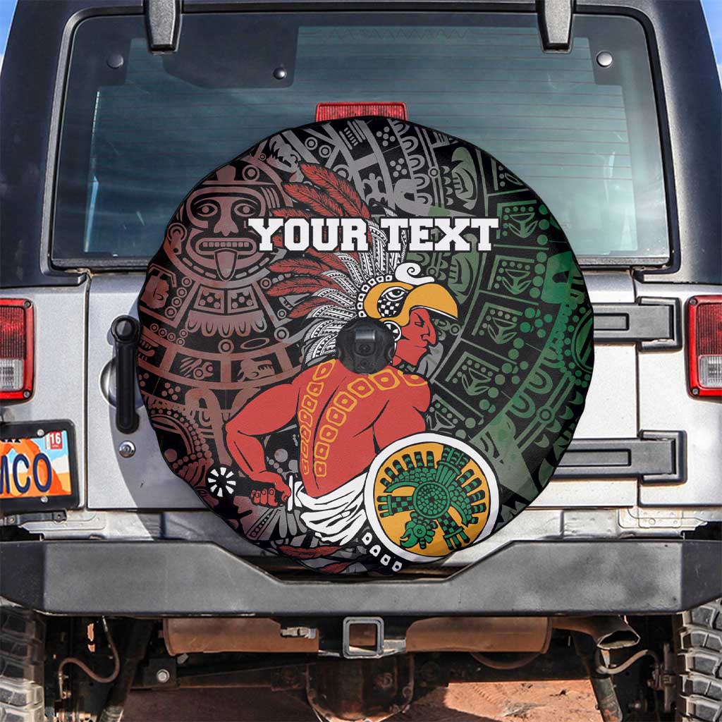 Personalized Mexican Tribal Aztec Warriors Spare Tire Cover Aztec Sun God - Wonder Print Shop